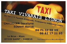 Sarl Taxi Vivarais Lignon Saint Agrève