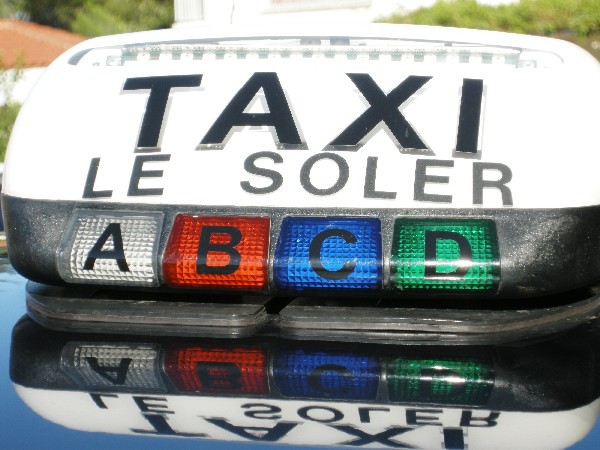 Taxi commune de stationnement Le Soler 