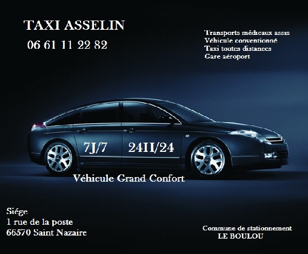 Taxi Asselin Le Boulou